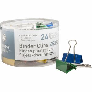ASSORTED BINDER CLIPS MEDIUM